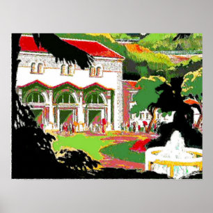 Jackson Statue in Square Poster