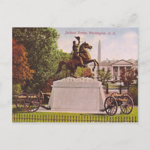 Jackson Statue Postcard