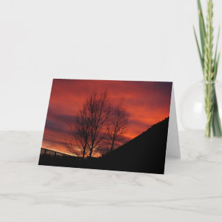 Jackson Sunset note card