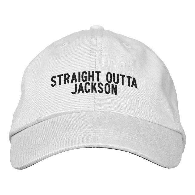 Jackson Wyoming Embroidered Hat (Front)