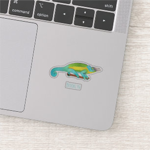 Jackson's chameleon cartoon illustration