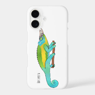 Jackson's chameleon cartoon illustration