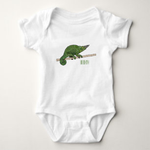 Jackson's chameleon cartoon illustration baby bodysuit