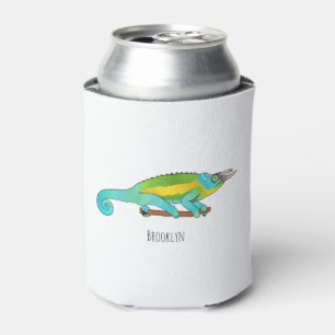Jackson's chameleon cartoon illustration can cooler