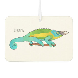 Jackson's chameleon cartoon illustration car air freshener