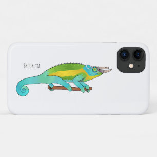 Jackson's chameleon cartoon illustration Case-Mate iPhone case