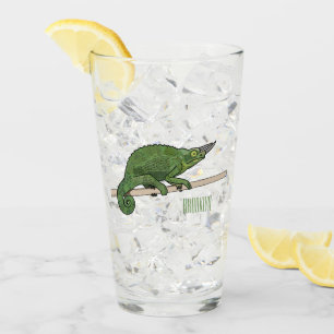 Jackson's chameleon cartoon illustration glass