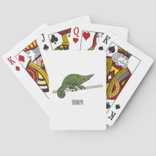 Jackson's chameleon cartoon illustration playing cards