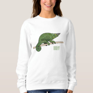 Jackson's chameleon cartoon illustration sweatshirt