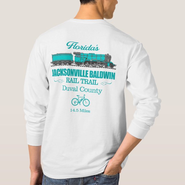 Jacksonville Baldwin Rail Trail (RT2) T-Shirt (Back)