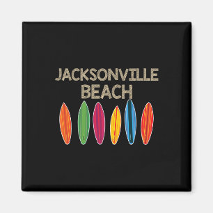 Jacksonville Beach Family Vacation Shirt Florida  Magnet