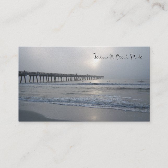 Jacksonville Beach, Florida: Business Card (Front)
