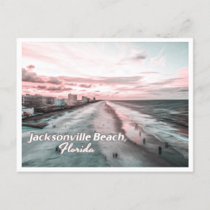 JACKSONVILLE BEACH FLORIDA POSTCARD