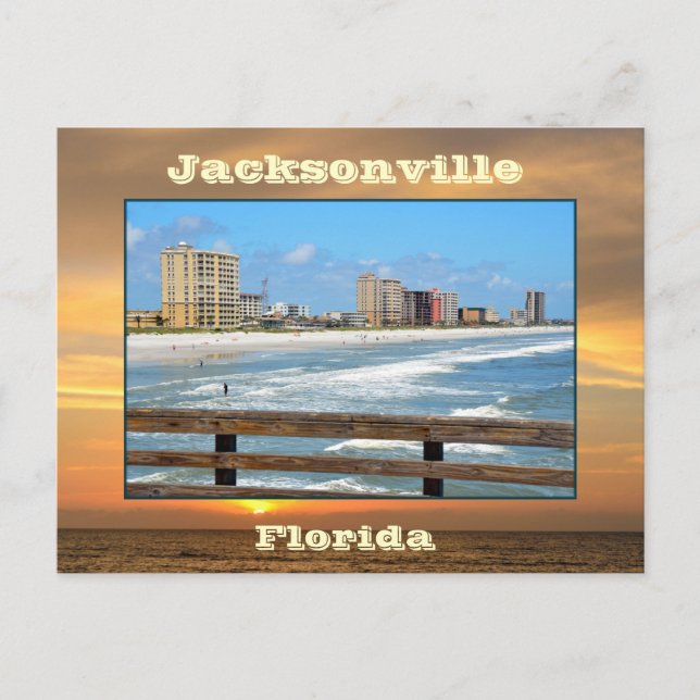 Jacksonville Beach, Florida Postcard (Front)