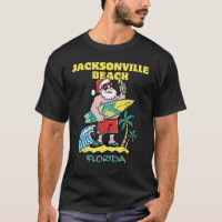 JACKSONVILLE BEACH FLORIDA Santa Christmas Surfing