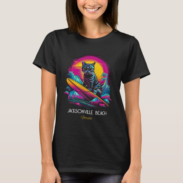Jacksonville Beach Florida T-Shirt (Front)