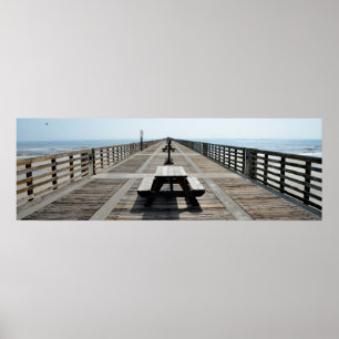 Jacksonville Fishing Pier Poster