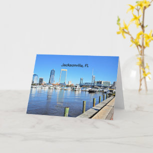 Jacksonville, FL cityscap Card