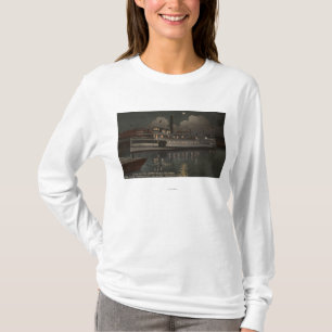 Jacksonville, FL - Night View St. Johns River T-Shirt