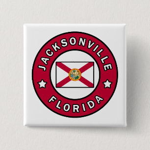 Jacksonville Florida 15 Cm Square Badge