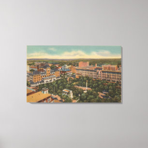 Jacksonville, Florida - Aerial View of Hemming Canvas Print