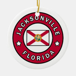 Jacksonville Florida Ceramic Tree Decoration