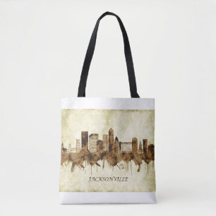 Jacksonville Florida Cityscape Tote Bag