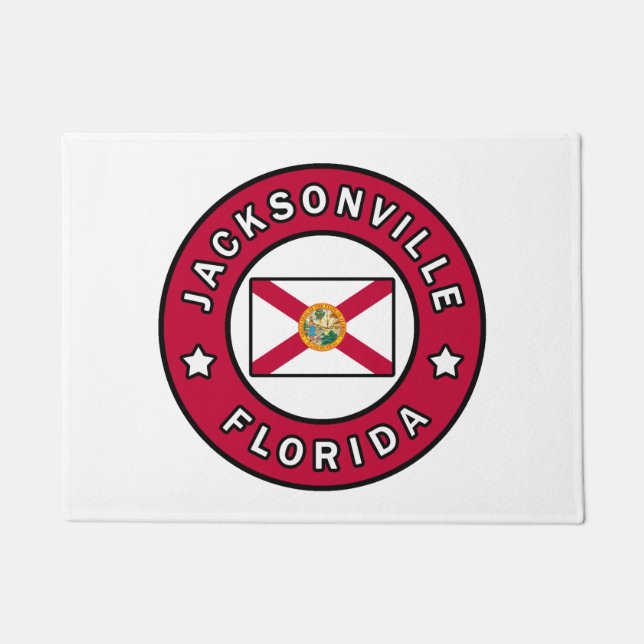Jacksonville Florida Doormat (Front)
