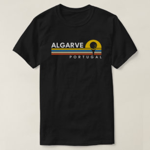 Jacksonville Florida Golf Gift Retro Sunset Golfer T-Shirt
