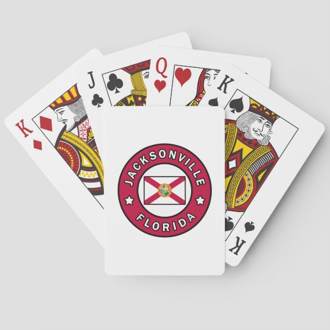 Jacksonville Florida Playing Cards (Back)