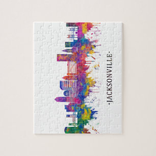 Jacksonville Florida Skyline Jigsaw Puzzle