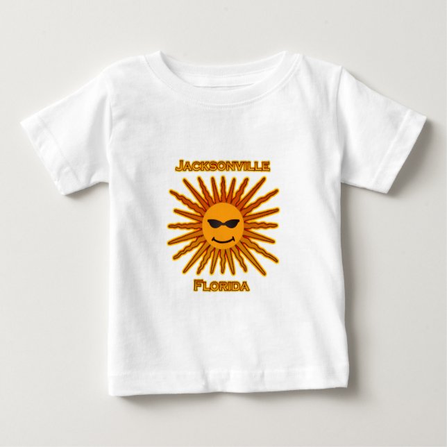 Jacksonville Florida Sun Logo Baby T-Shirt (Front)