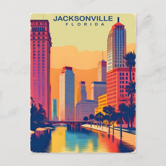 Jacksonville, Florida, Travel Postcard (Front)