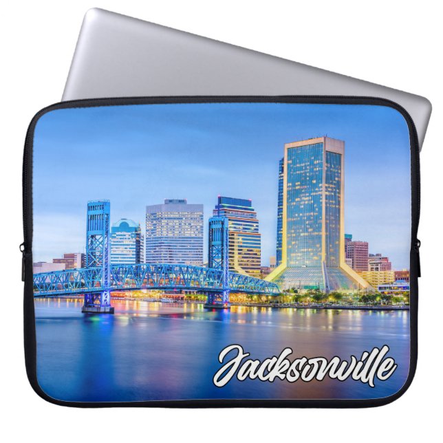 Jacksonville, Florida, United States Laptop Sleeve (Front)