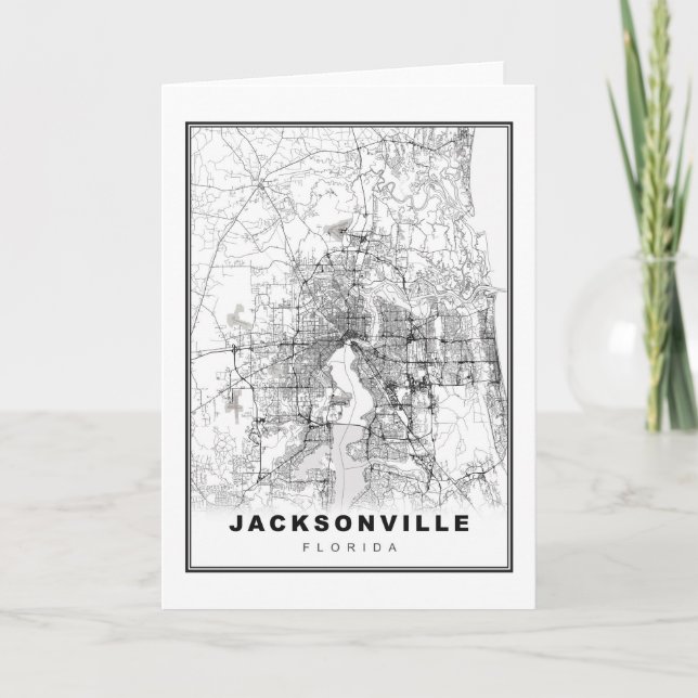 Jacksonville Map Card (Front)