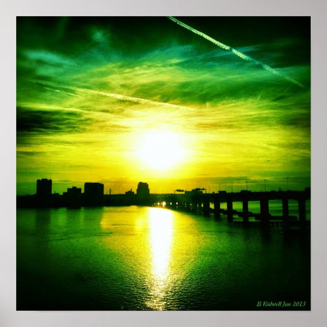 Jacksonville Skylines Poster (Front)