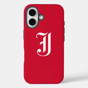 Jacksonville State University Classic JSU Letter iPhone 16 Case