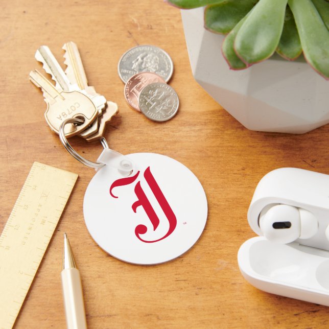 Jacksonville State University Classic JSU Letter Key Ring (Desk)