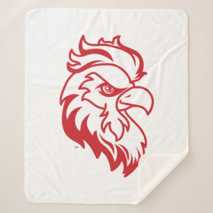 Jacksonville State University Gamecocks Red Eagle Sherpa Blanket
