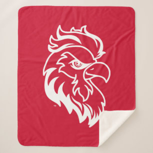 Jacksonville State University Gamecocks Red Eagle Sherpa Blanket