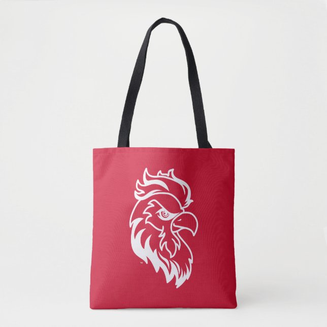 Jacksonville State University Gamecocks Red gameco Tote Bag (Front)
