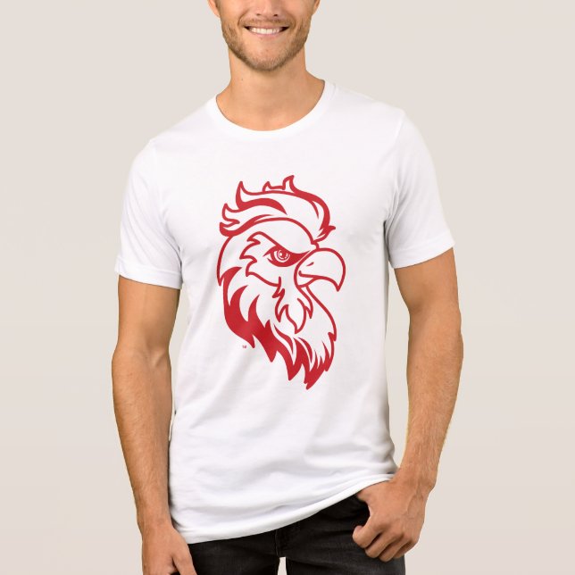Jacksonville State University Gamecocks Red gameco Tri-Blend Shirt (Front)