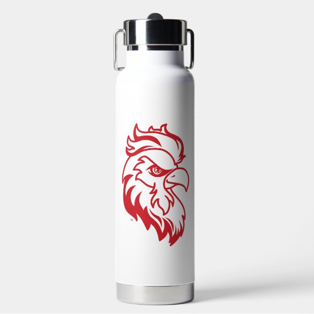 Jacksonville State University Gamecocks Red gameco Water Bottle (Front)