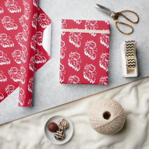 Jacksonville State University Gamecocks Red gameco Wrapping Paper