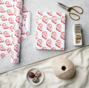 Jacksonville State University Gamecocks Red gameco Wrapping Paper