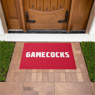 Jacksonville State University Gamecocks Red Logo Doormat