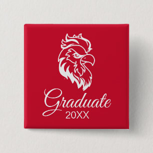 Jacksonville State University Graduation 15 Cm Square Badge
