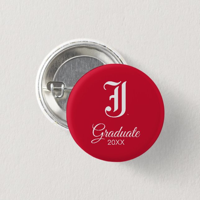 Jacksonville State University Graduation 3 Cm Round Badge (Front & Back)