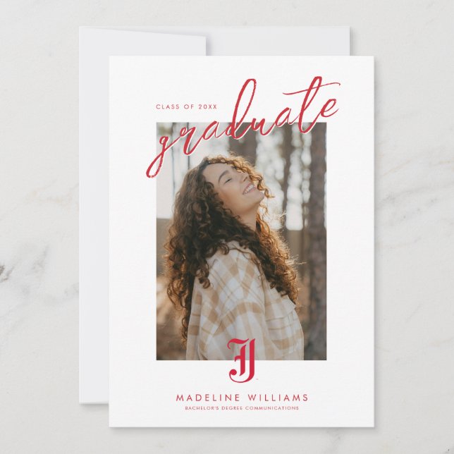 Jacksonville State University Graduation Announcement (Front)