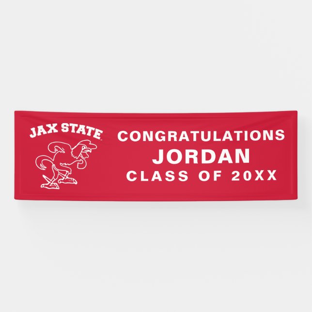Jacksonville State University Graduation Banner (Horizontal)